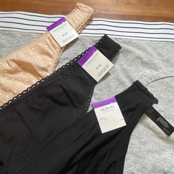 Mixed thong and hipster panty pack of 4  XXL - Picture 2 of 10